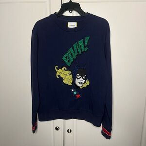 Iceberg Catwoman Graphic Embroidered Sweatshirt Archive Piece